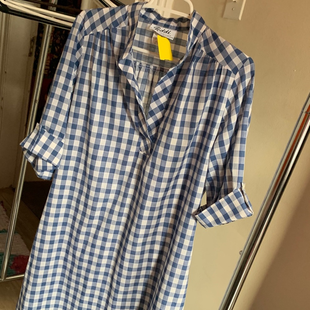 Vintage Teddi checked dress